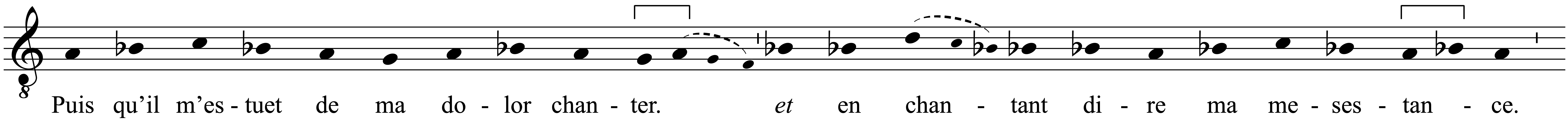 Work musical notation